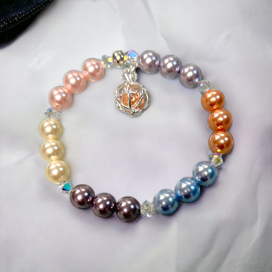 Bracelet Kit - 💫 Pretty in Pearls Elastic Bracelet: Embrace Timeless Elegance 💫
