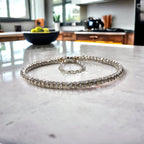 DIY Bracelet Kit - Mixed Metals Stacked Silver Bracelet - Too Cute Beads