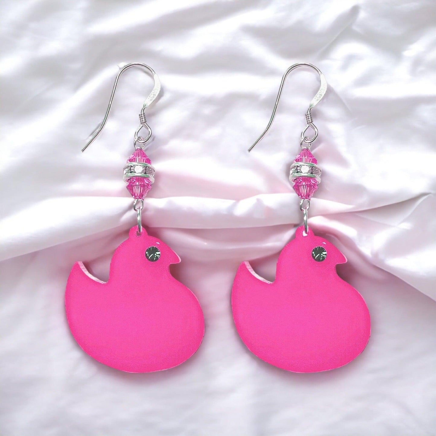 Peep Chick Easter Earrings (Ready to Wear)