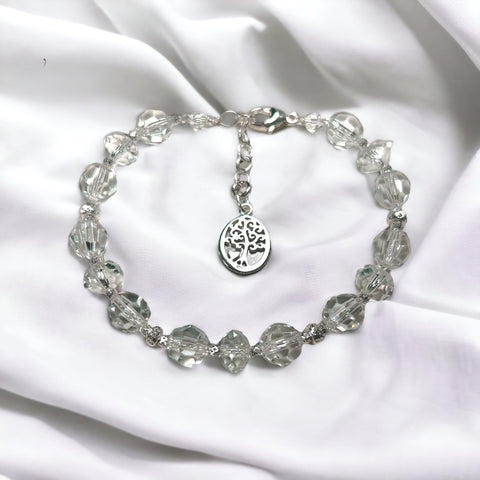 DIY Jewelry Kit - Swarovski Crystal & Tree of Life Charm Bracelet by T –  Too Cute Beads