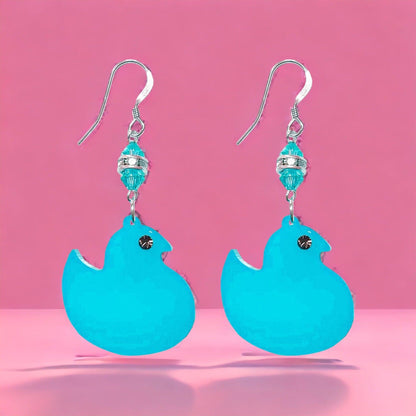 Peep Chick Easter Earrings (Ready to Wear)