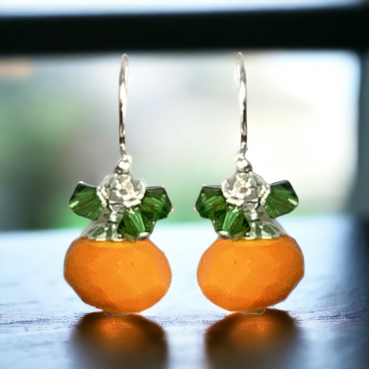 Petite Pumpkin Halloween Earring Kit  by Toocutebeads.com