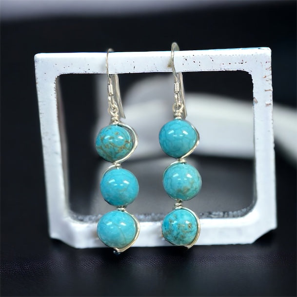 All Wrapped up Gemstone Earrings (Ready to Wear)