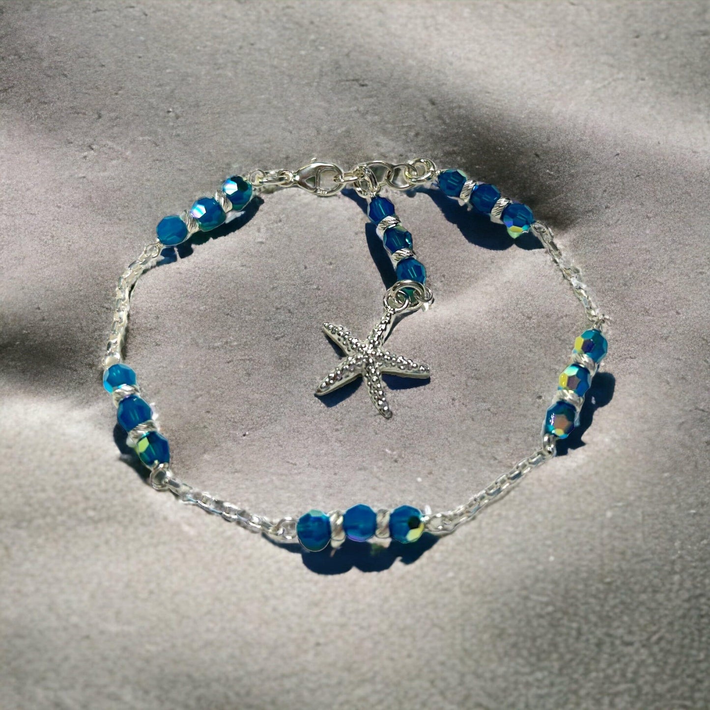 DIY Jewelry Kit - Aquatic Collection (Create an Anklet or Bracelet) - Too Cute Beads