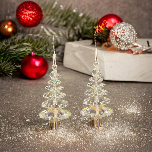 5 Tier Christmas Tree Earring Kit - Crystal AB