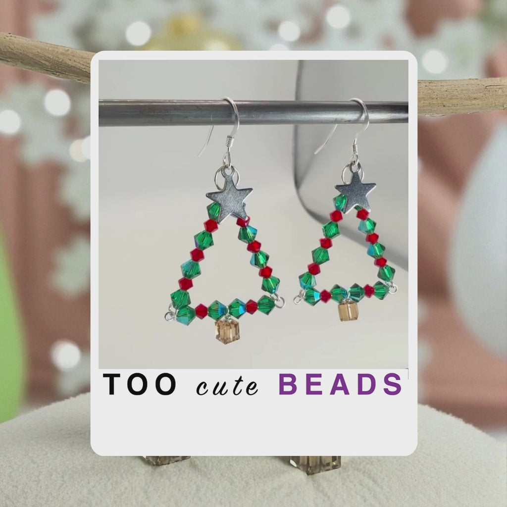 Shining Star Christmas Tree Earring Kit