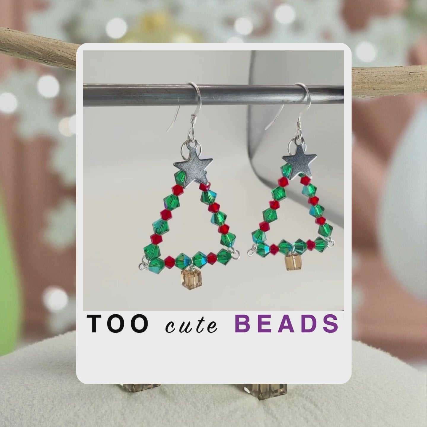 Shining Star Christmas Tree Earring Kit