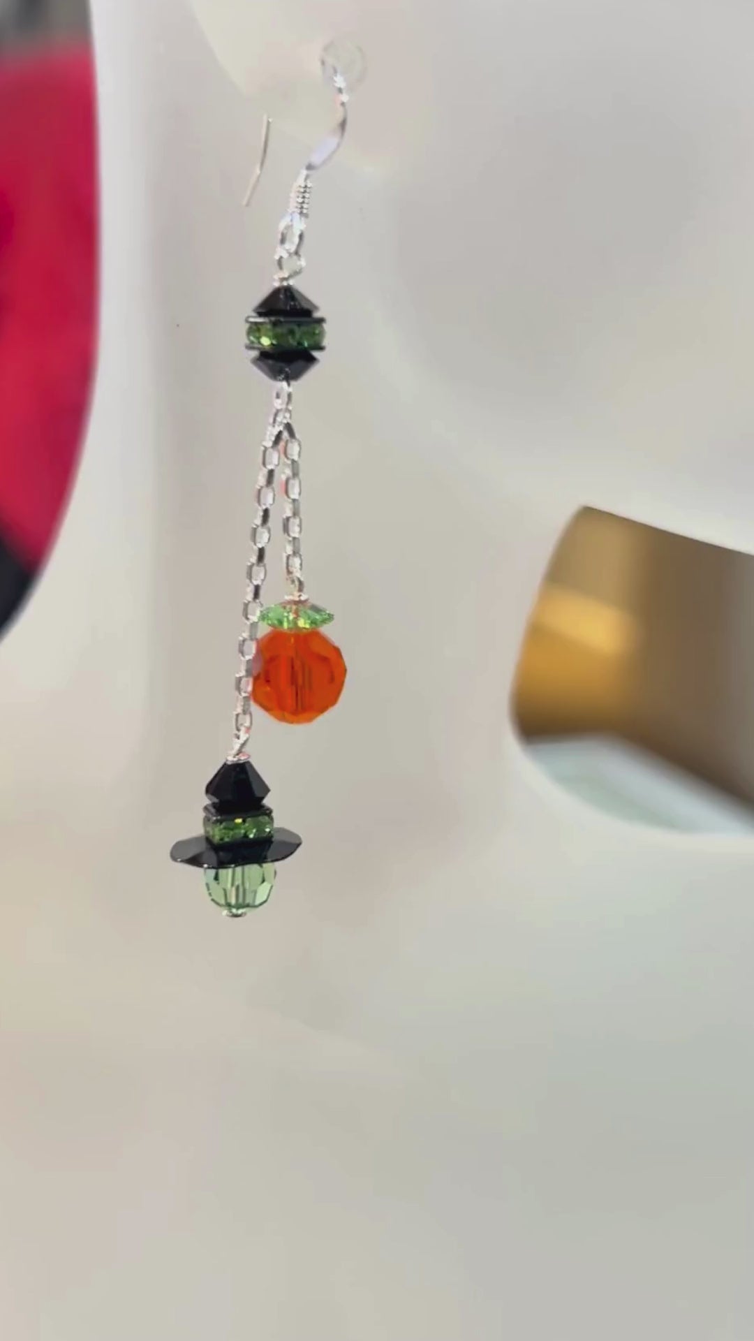 Halloween Drop Earrings (Ready to Wear)