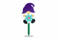 Purple Hat Gnome Garden Stake