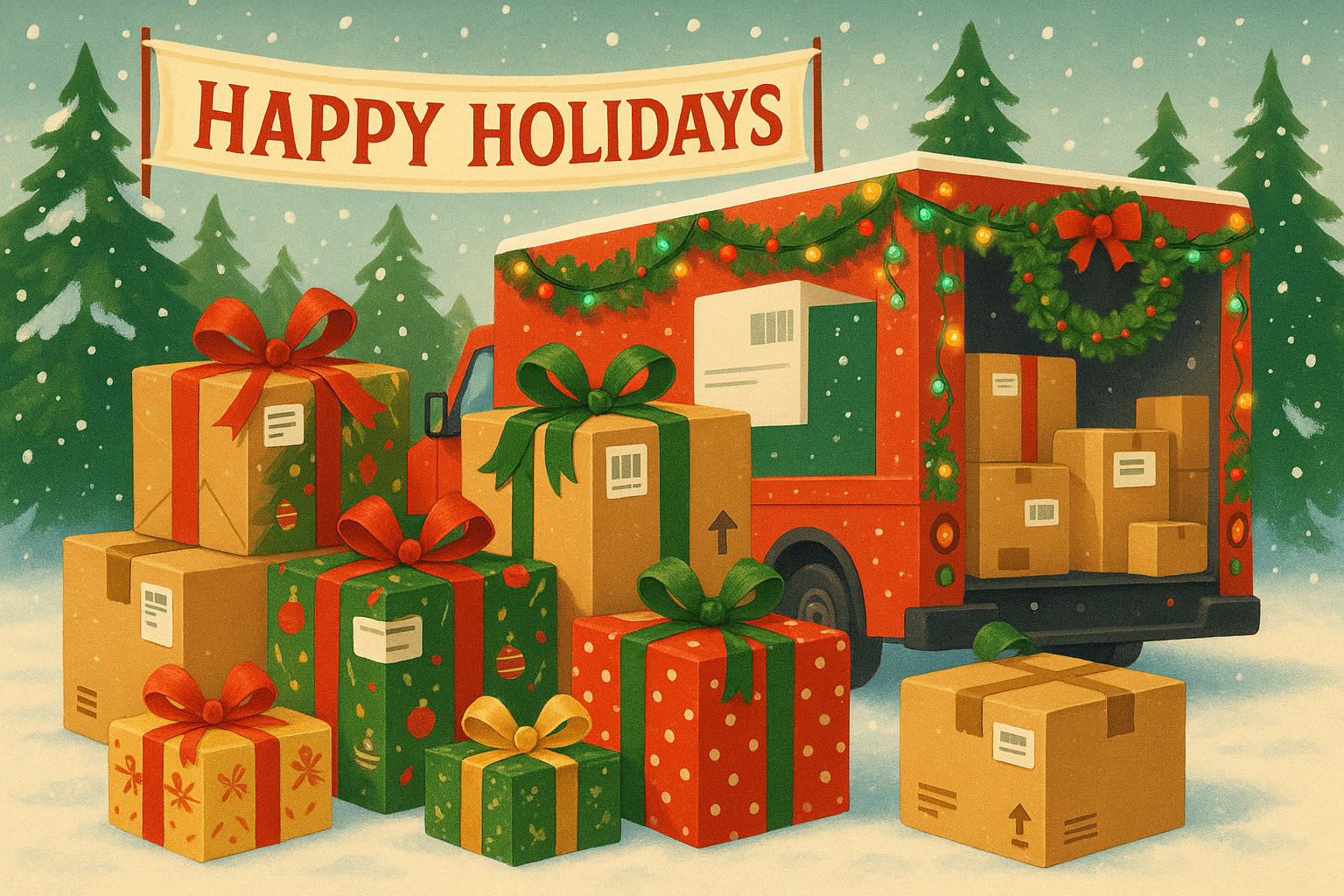 shipping during christmas