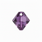 Swarovski 6328 Amethyst Top Drill Bicone Pendant