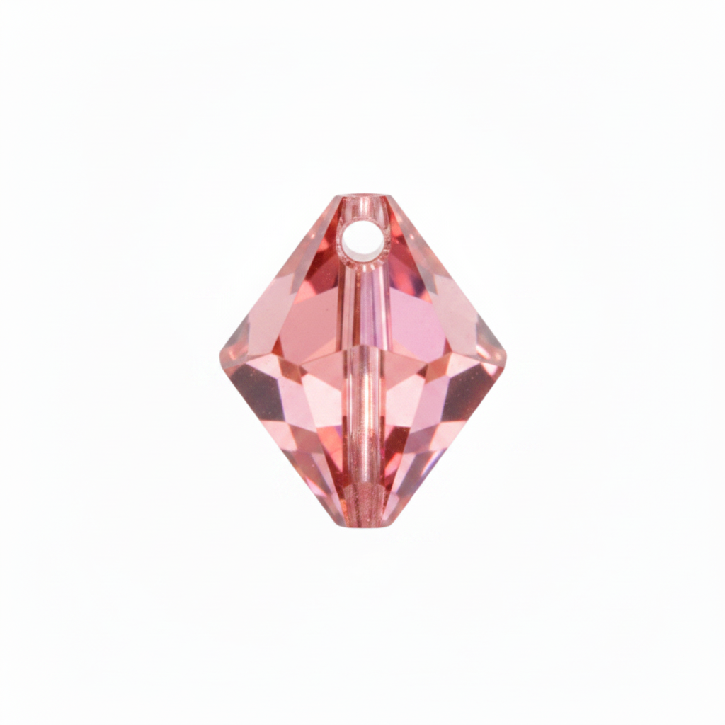 Swarovski 6328 Padparadscha Top Drill Bicone Pendant