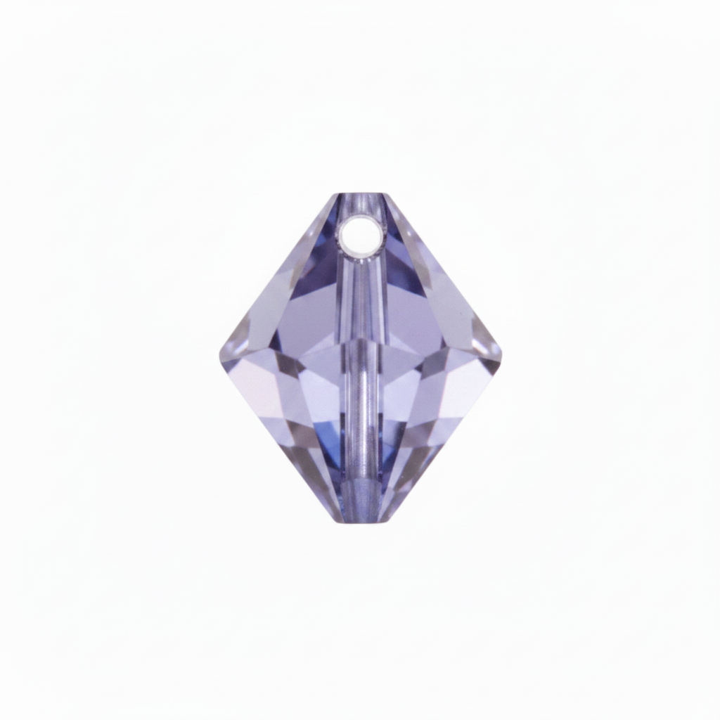 Swarovski 6328 Provence Lavender Top Drill Bicone Pendant