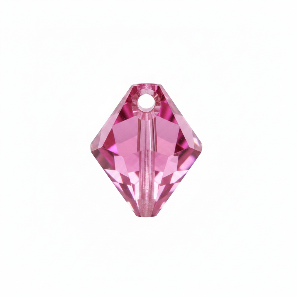 Swarovski 6328 Rose Top Drill Bicone Pendant