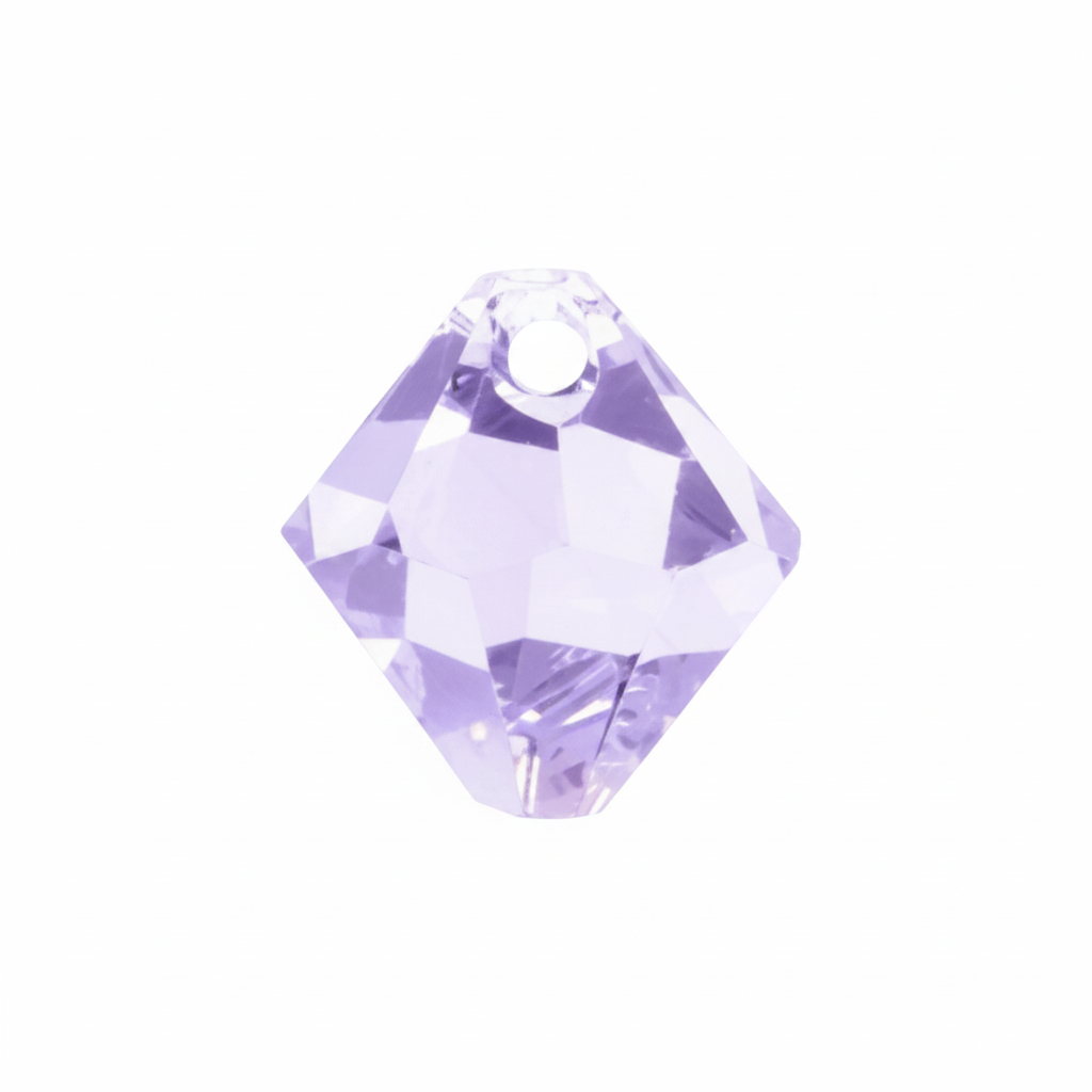 Swarovski 6328 Violet Top Drill Bicone Pendant
