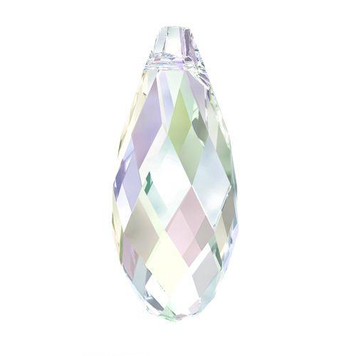 Swarovski 13x6.5mm Briolette Pendant - Crystal AB (1pc)