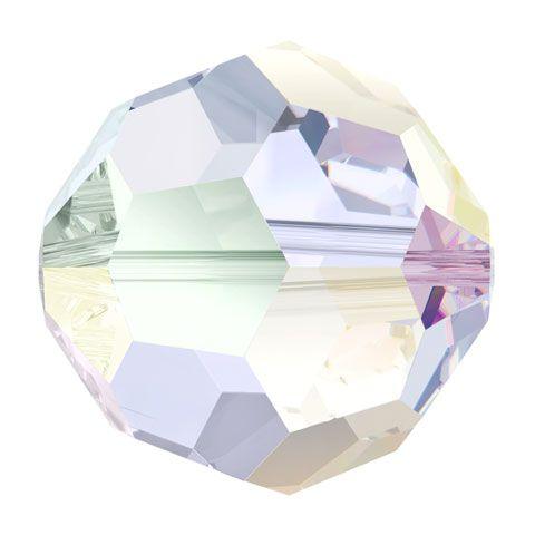 Swarovski 5000 3mm Faceted Round Crystal AB (50 Beads) - Too Cute Beads