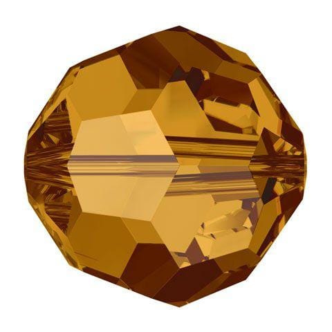 Swarovski 4mm Round - Crystal Copper (10 Pack)