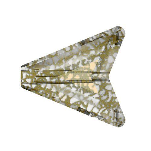 Swarovski (5748) 12mm Arrow Beads - Crystal Gold Patina  (Sold by the Piece)