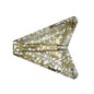 Swarovski (5748) 12mm Arrow Beads - Crystal Gold Patina (Sold by the Piece) - Too Cute Beads