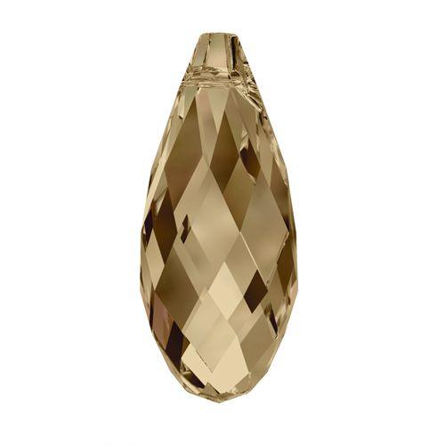 Swarovski 17x8.5mm Briolette Pendant - Crystal Golden Shadow (1pc) (COPY)