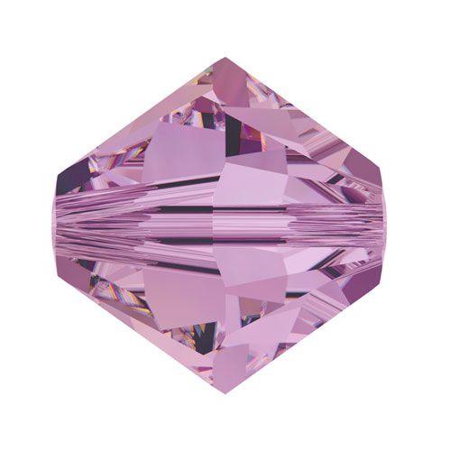 Swarovski 6mm Bicone - Crystal lilac shadow (10 Pack) Xilion