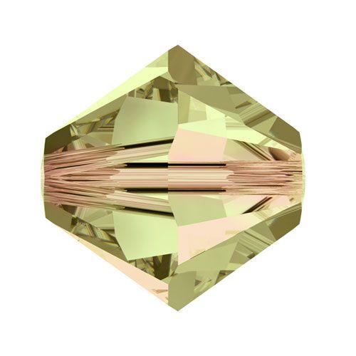 Swarovski 6mm Bicone - Crystal Luminous Green (10 Pack) XILION