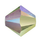 Swarovski (5328) 4mm XILION Bicone - Crystal Paradise Shine (10 Pack) - Too Cute Beads