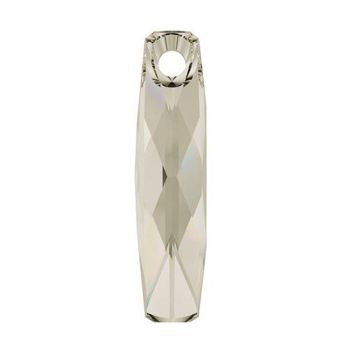 Swarovski 20mm Column Pendant - Crystal Silver Shade (1pc) - Too Cute Beads