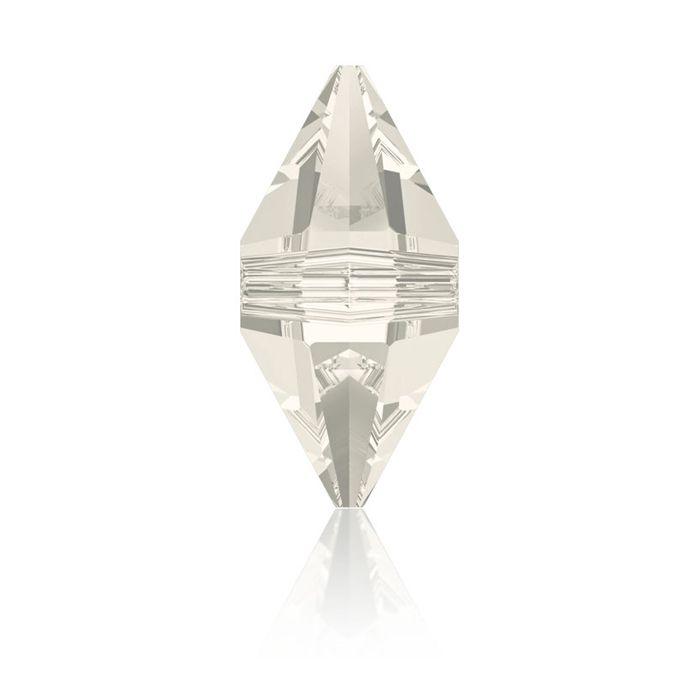 Swarovski 5747 12x6mm Double Spike Bead - Crystal Silver Shade