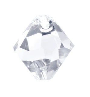 Swarovski 8mm Top Drill Bicone - Crystal (10 pack)