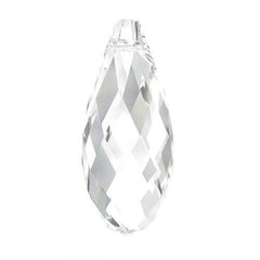 Swarovski 17x8.5mm Briolette Pendant - Crystal (1pc) - Too Cute Beads