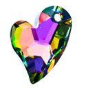 Swarovski 17mm Devoted 2 U Heart Pendant - Crystal Vitrail Medium (1pc) - Too Cute Beads