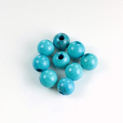 8mm Gemstones with 2.5mm Hole (Sold in Packs of 10) - Too Cute Beads