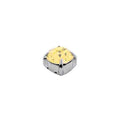 Swarovski 8x8mm Chaton Mount - Jonquil (1 piece) - Too Cute Beads