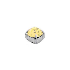 Swarovski 8x8mm Chaton Mount - Jonquil (1 piece) - Too Cute Beads