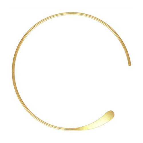 14K Gold Filled 26mm Endless Hammered Ear Wires (1 Pair)