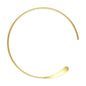 14K Gold Filled 26mm Endless Hammered Ear Wires (1 Pair) - Too Cute Beads