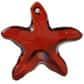 Swarovski 28mm Starfish Pendant - Crystal Red Magma (1pc) - Too Cute Beads