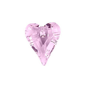 Swarovski 17mm Wild Heart Pendant - Rosaline (1pc)