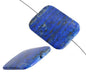Lapis 30x40mm Rectangle Beads - Too Cute Beads