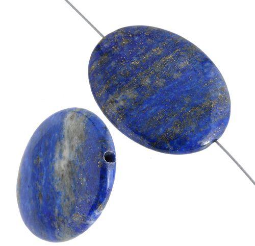 Lapis 30x40mm Oval Beads - Too Cute Beads