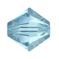 Swarovski 8mm Bicone - Aquamarine (10 Pack) XILION - Too Cute Beads