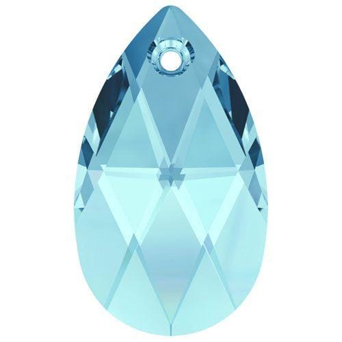 Swarovski Crystal 6106 Pear Pendants Tanzanite / 16mm