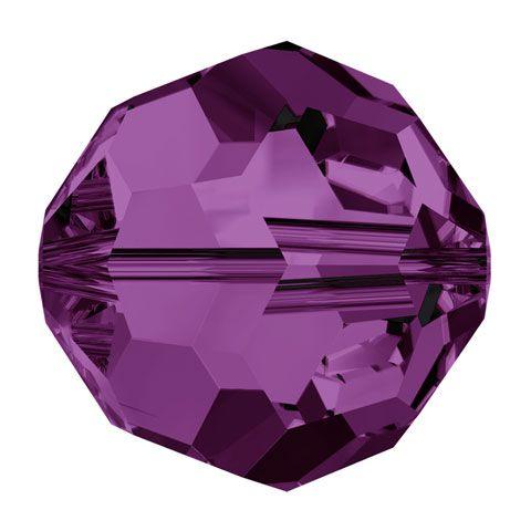 Swarovski 4mm Round - Amethyst (10 Pack)