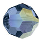 Swarovski 4mm Round - Montana AB (10 Pack) No longer in Production - Too Cute Beads