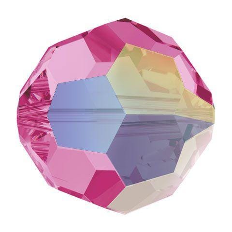 Swarovski 4mm Round - Rose AB (10 Pack)