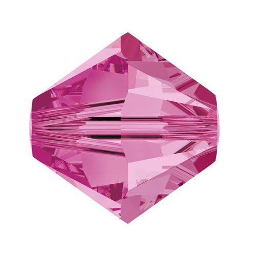 Swarovski 6mm Bicone - Rose (10 Pack) XILION