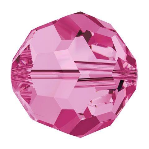 Swarovski 8mm Round - Rose (10 Pack) - Too Cute Beads