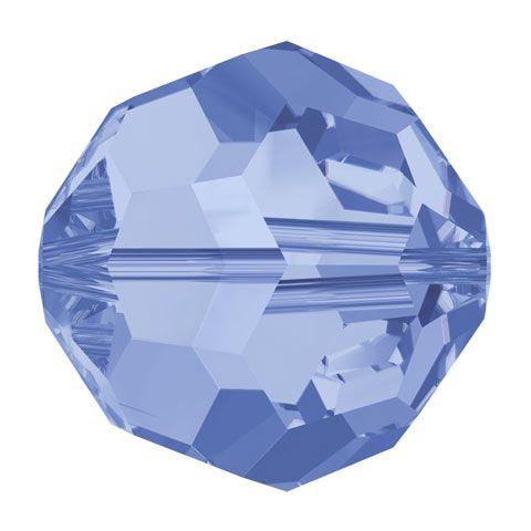 Swarovski 8mm Round - Light Sapphire (10 Pack) - Too Cute Beads